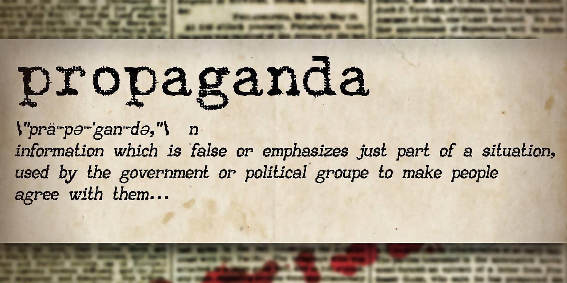 the definition of propaganda