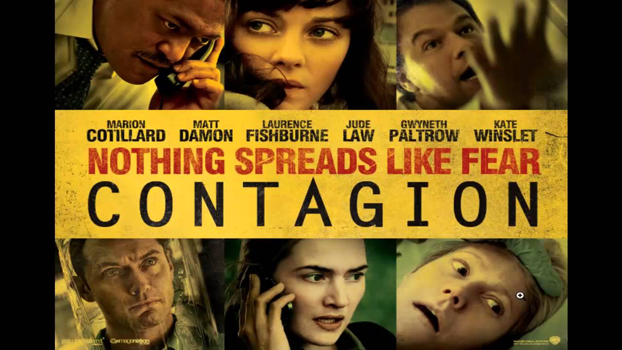 A poster for the movie "Contagion".