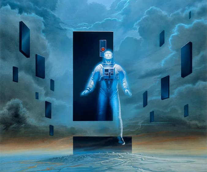 The transhuman entity called HALMAN, formed via the synthesis of the human astronaut Bowman and the artificial intelligence HAL9000.