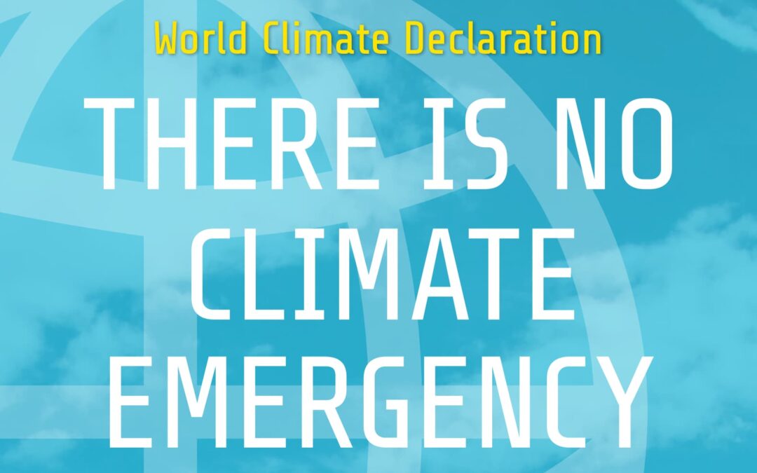 World Climate Declaration states there is no climate emergency