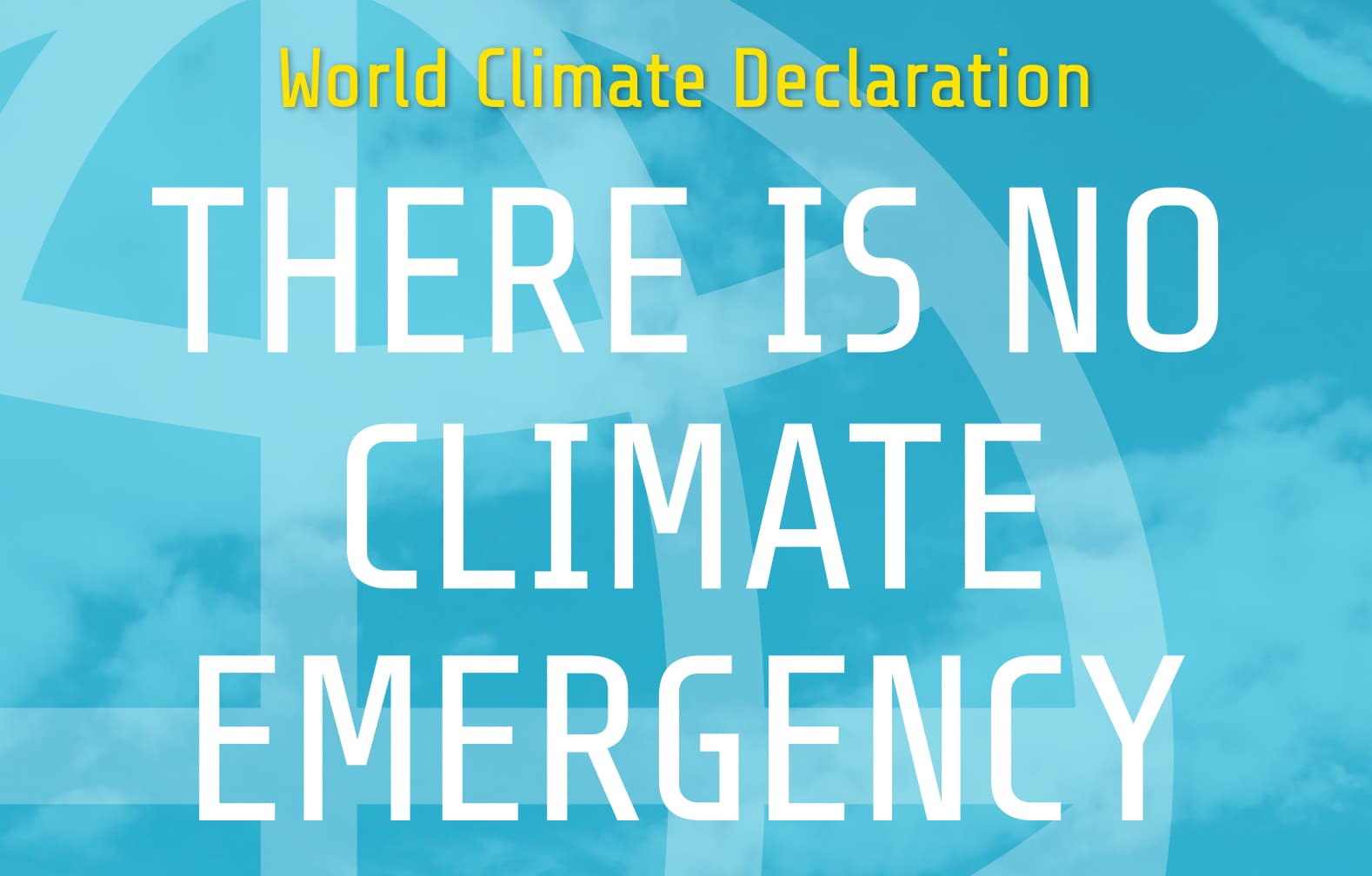 There is no climate emergency